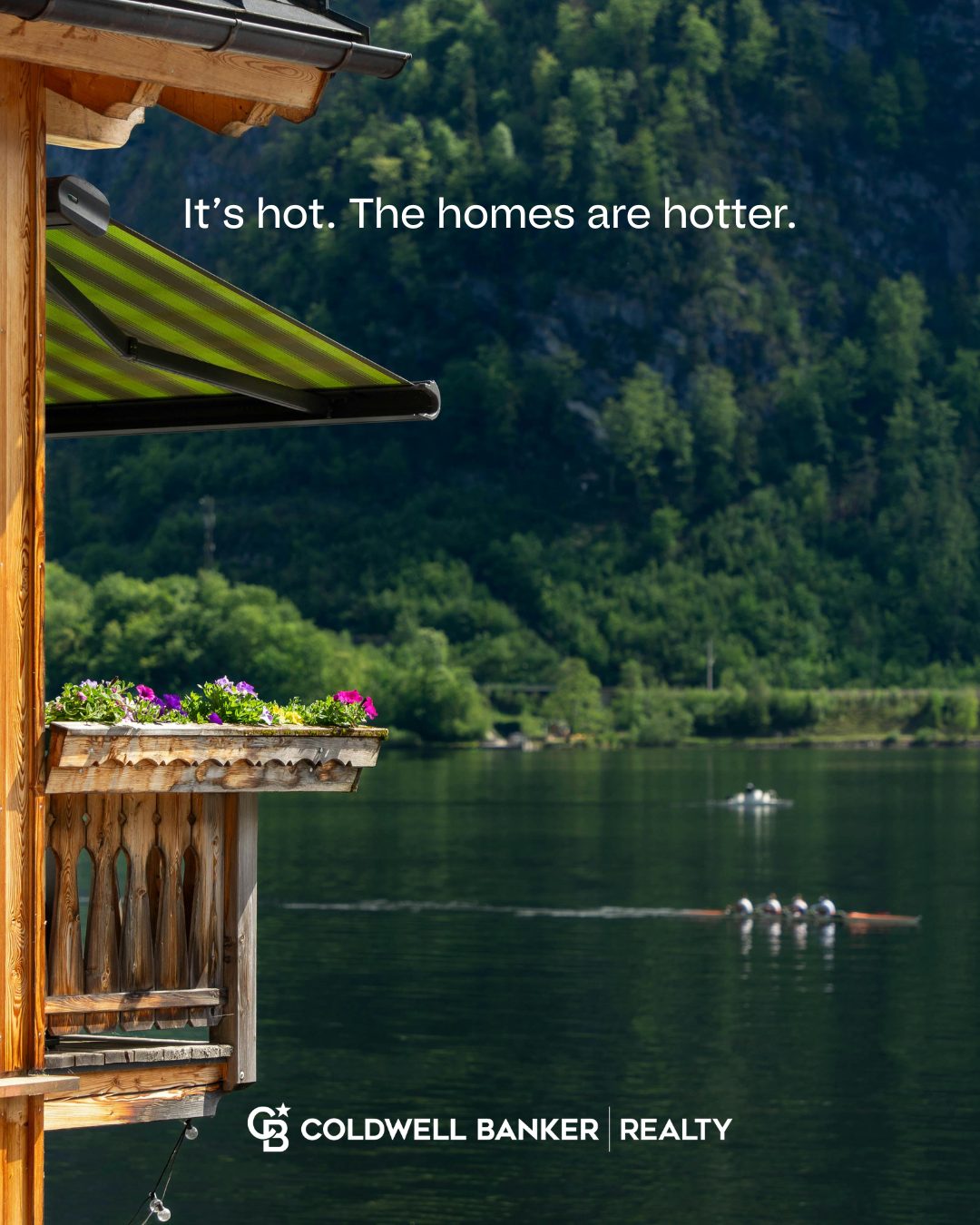 It's hot. The homes are hotter.