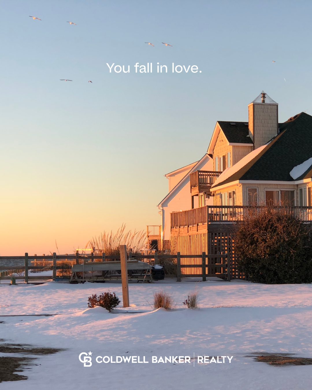 You fall in love.