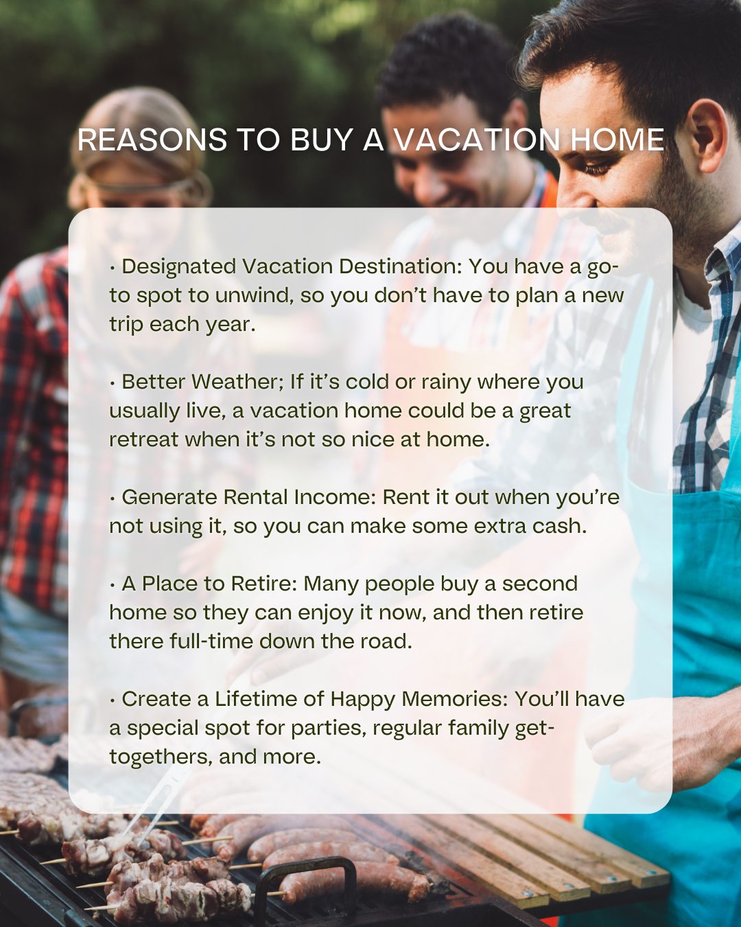 Reasons To Buy A Vacation Home